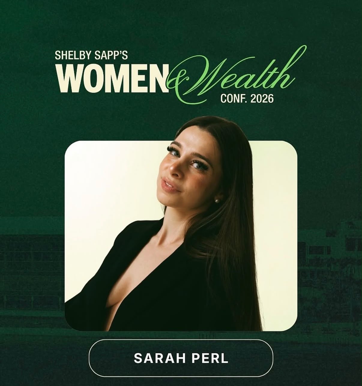 Sarah Perl at the Women & Wealth Conference 2026